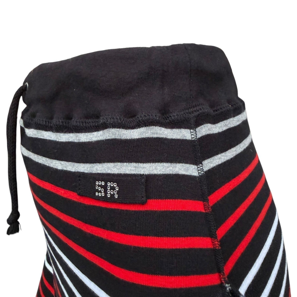Vintage Sonia Rykiel Striped Cotton Skirt | M — view 11
