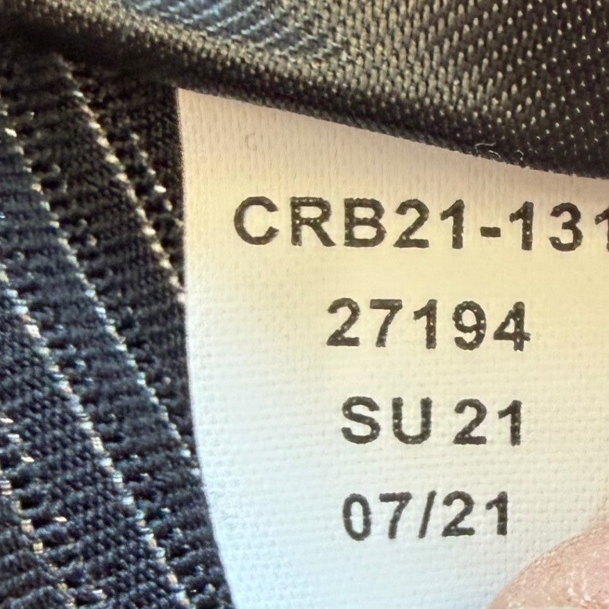 Carbon38 Black Silver Metallic Cropped Cardigan | M — view 7