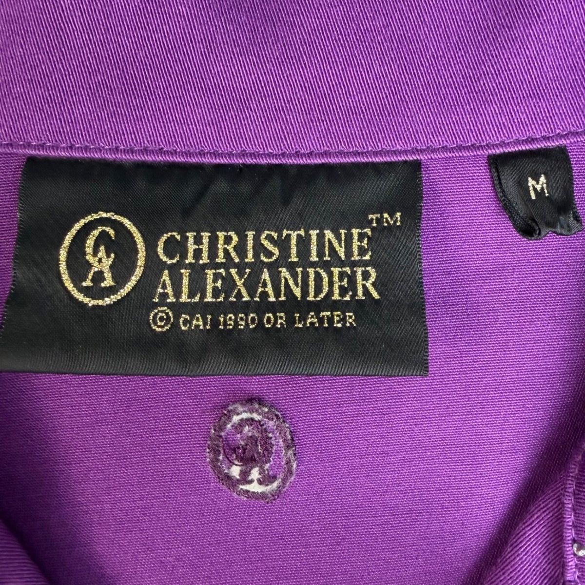 Christine Alexander Purple Rhinestone Jacket | M — view 5