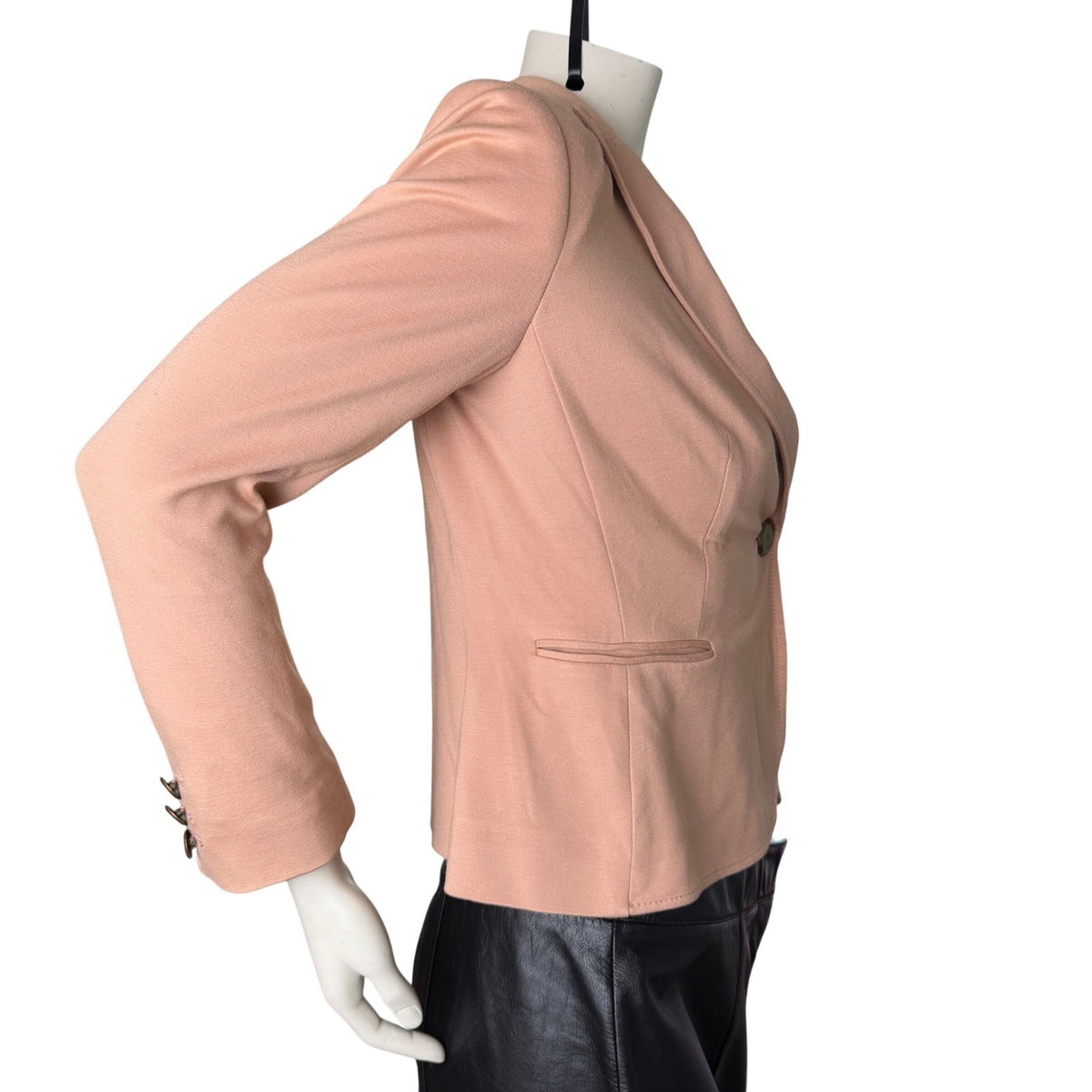 Moschino Peach Pink Tailored Blazer | S — view 2