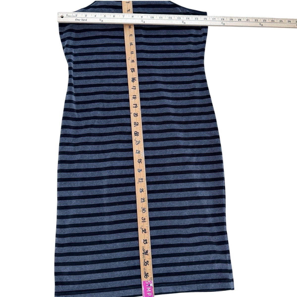T by Alexander Wang Striped Racerback Dress | M — view 8
