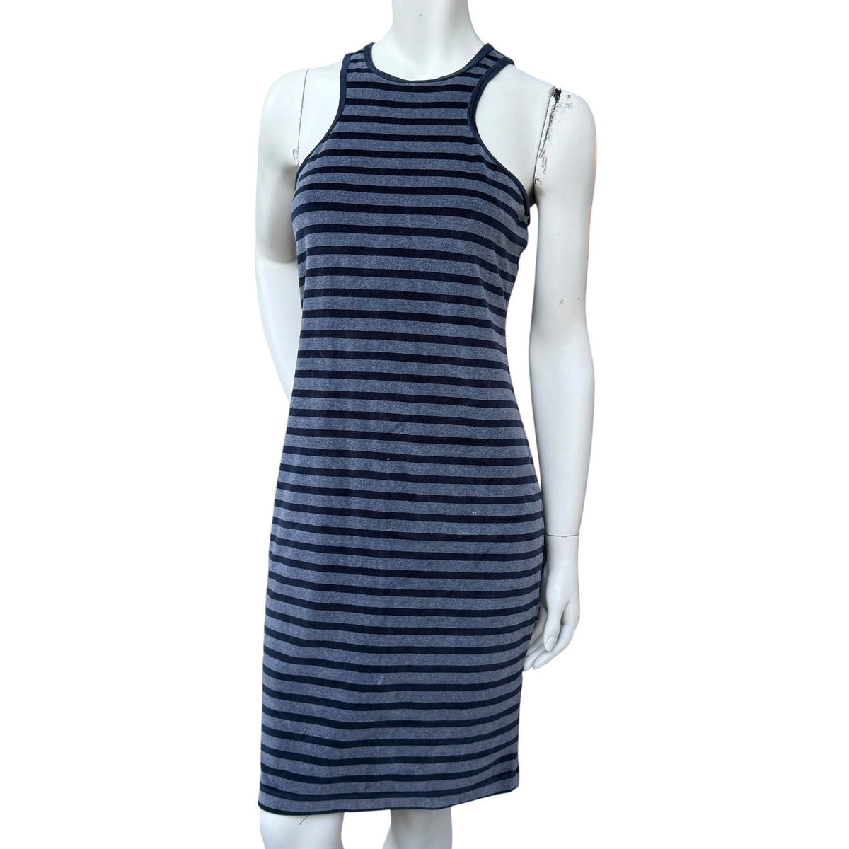 T by Alexander Wang Striped Racerback Dress | M — view 1