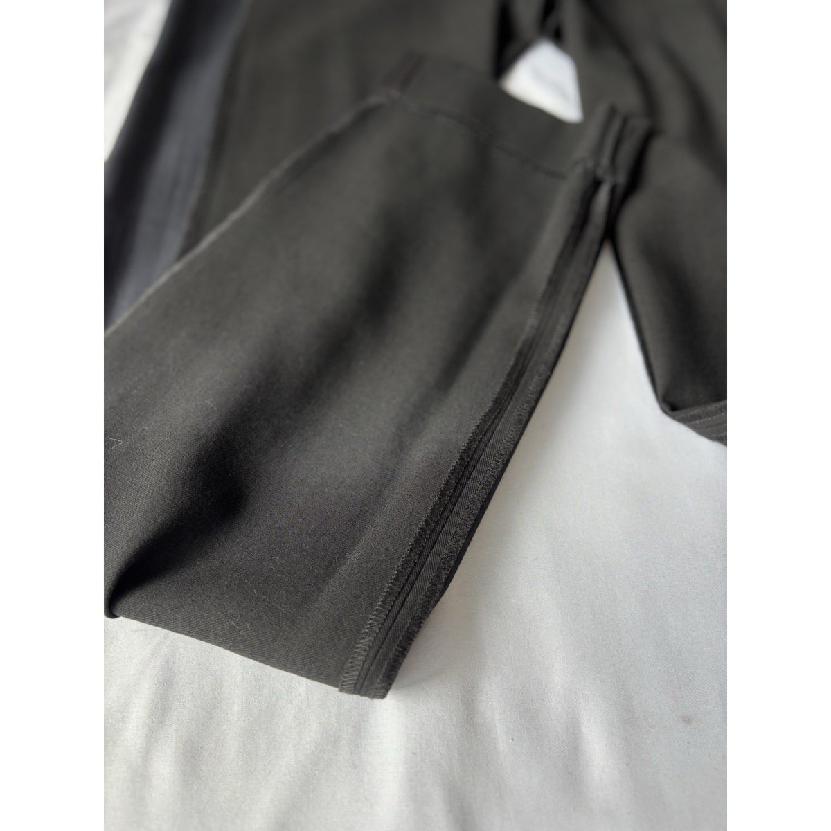 Halston Heritage Black Satin Stripe Tuxedo Pants | 2 — view 12