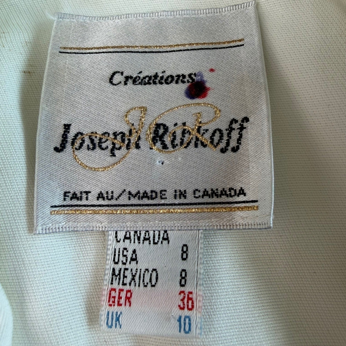 Vintage Joseph Ribkoff Black Trim Sculptural Blazer | M — view 10