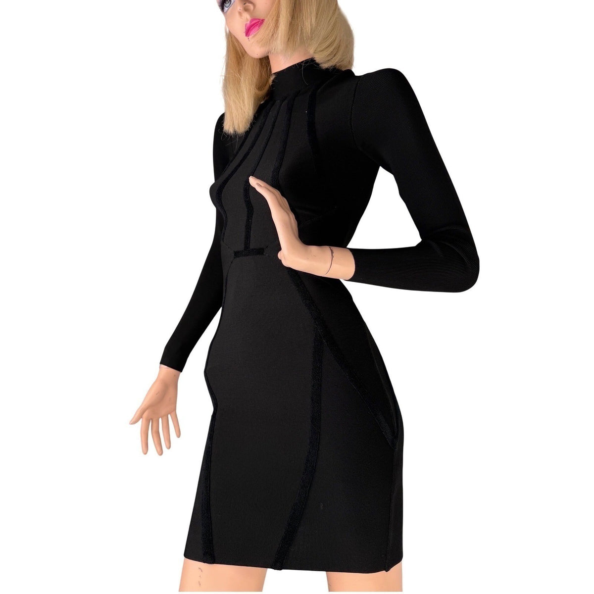 Guess Marciano Kalia Black Bandage Dress | XXS — view 3