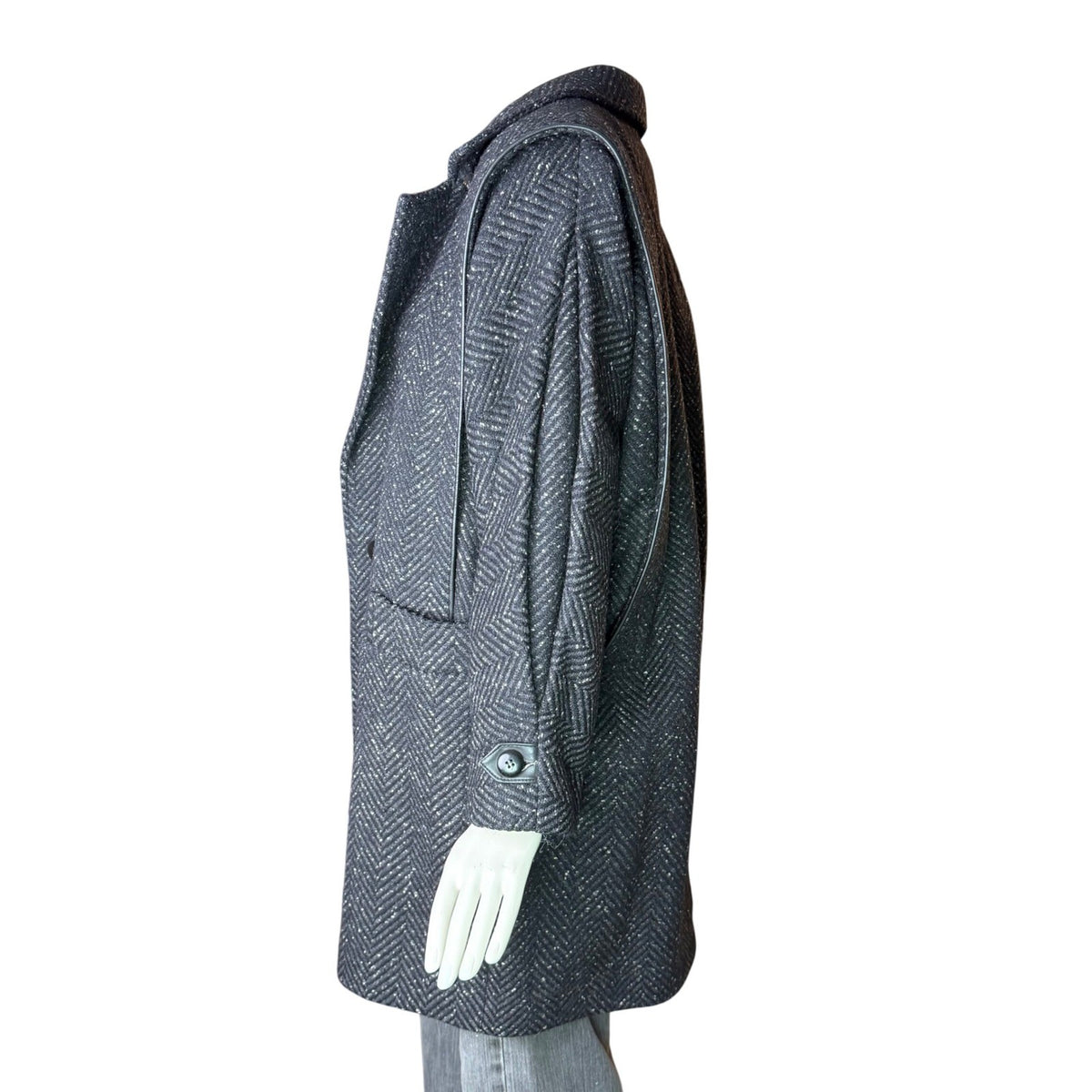 Vintage Collection Elégante Herringbone Coat | 13/14 — view 2