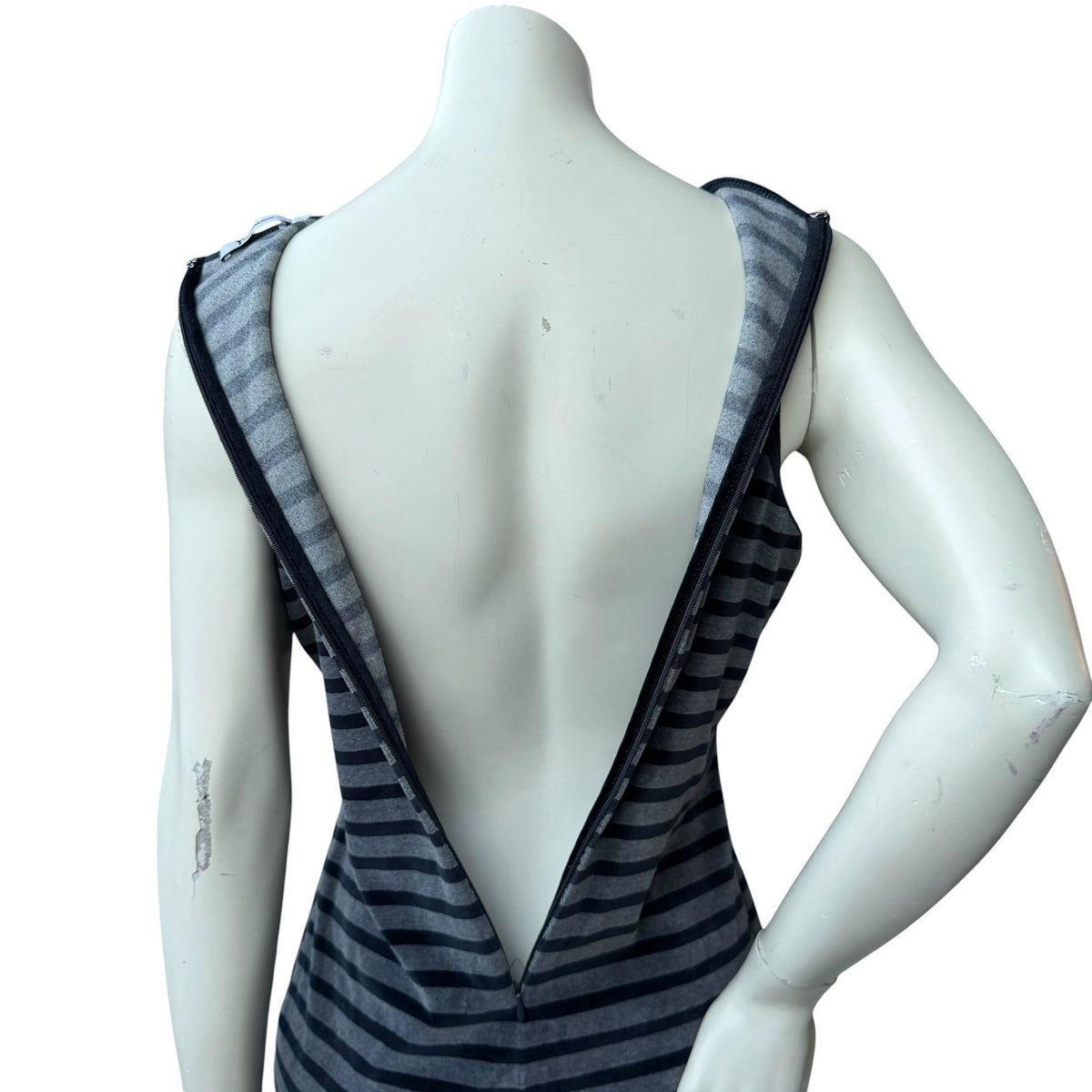 T by Alexander Wang Striped Racerback Dress | M — view 4