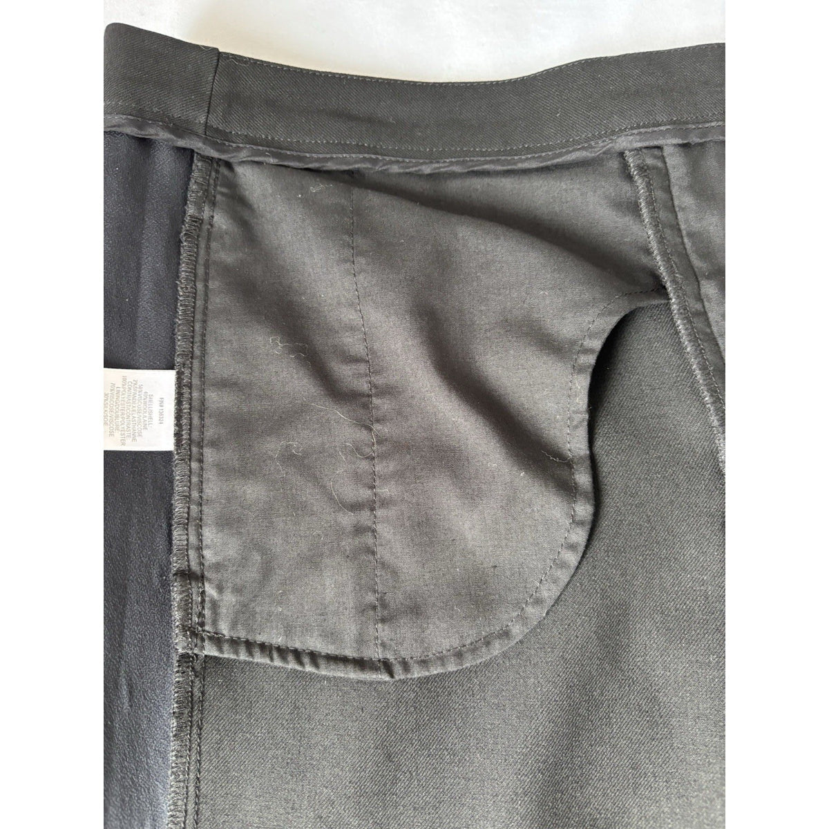 Halston Heritage Black Satin Stripe Tuxedo Pants | 2 — view 14