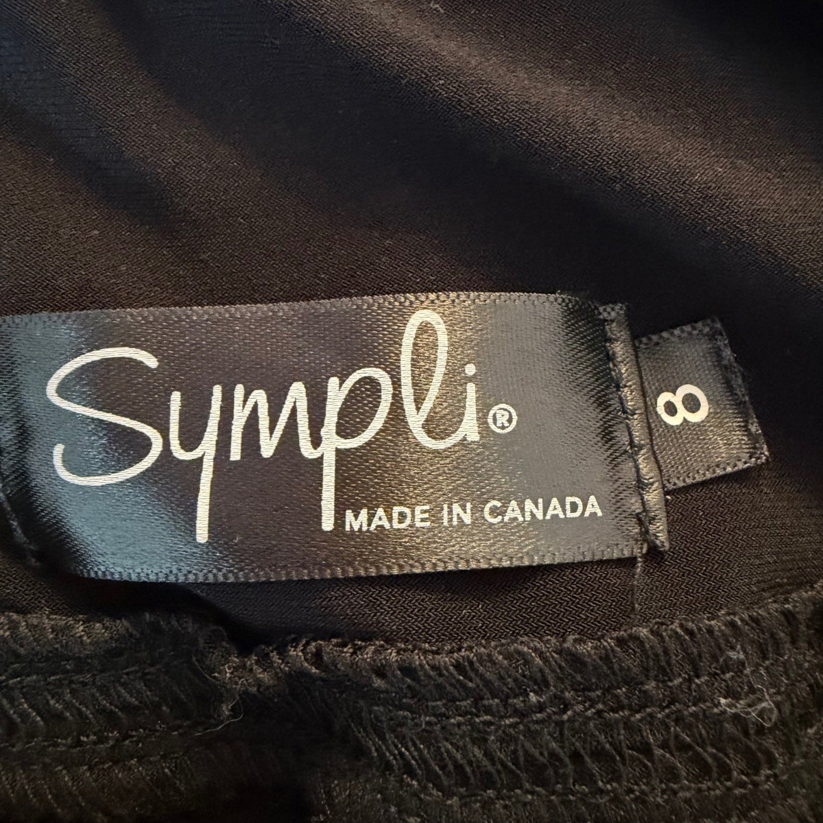 Sympli Black Wide Leg Jersey Trousers | 8 — view 10