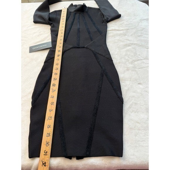 Guess Marciano Kalia Black Bandage Dress | XXS — view 9