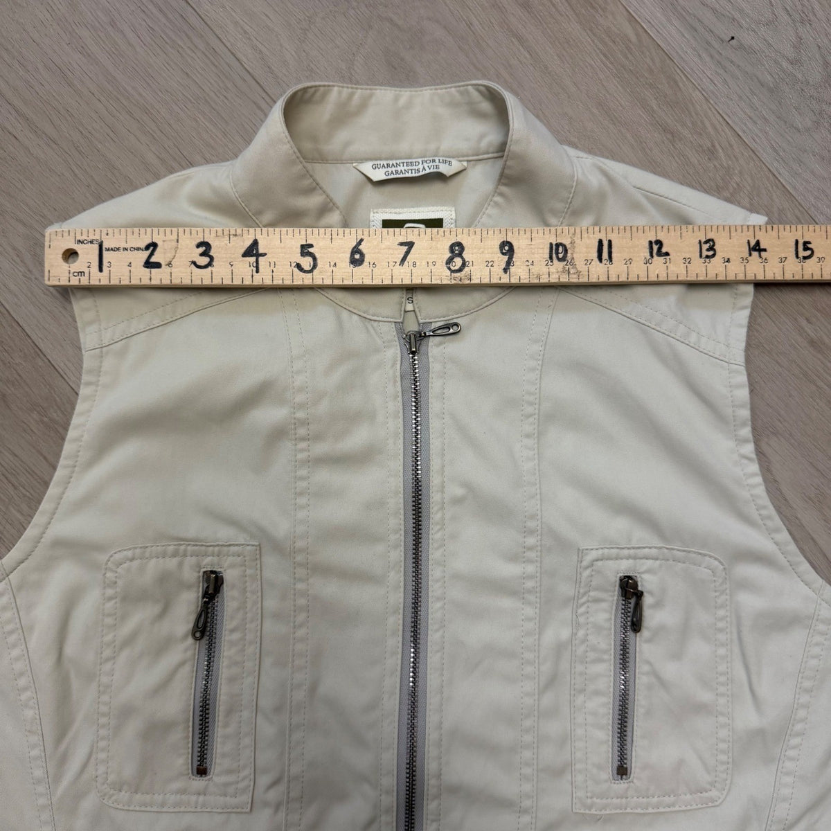 Tilley Cream Multi-Pocket Utility Vest | S — view 7