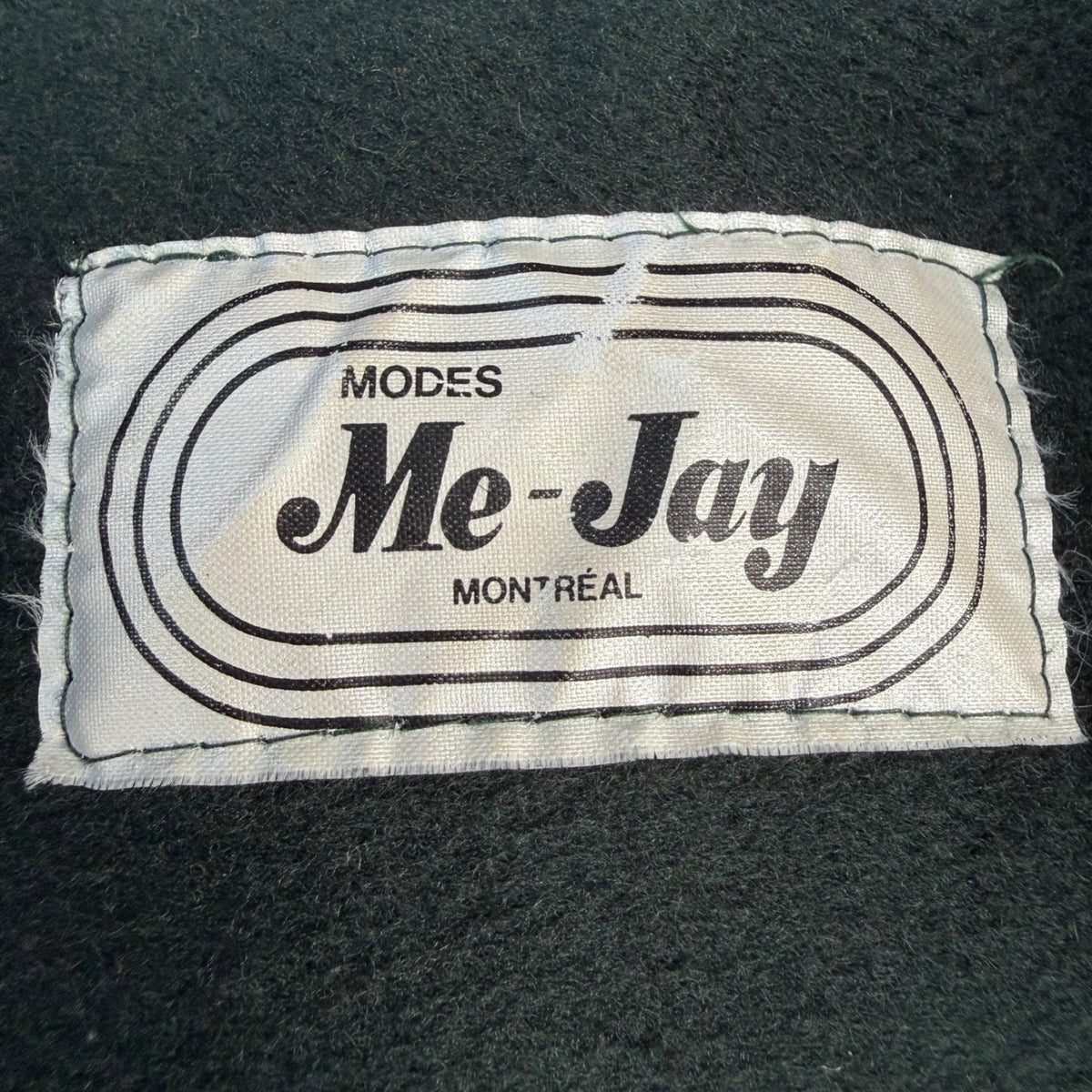 Vintage Me-Jay Montreal Forest Green Wool Coat | L — view 7