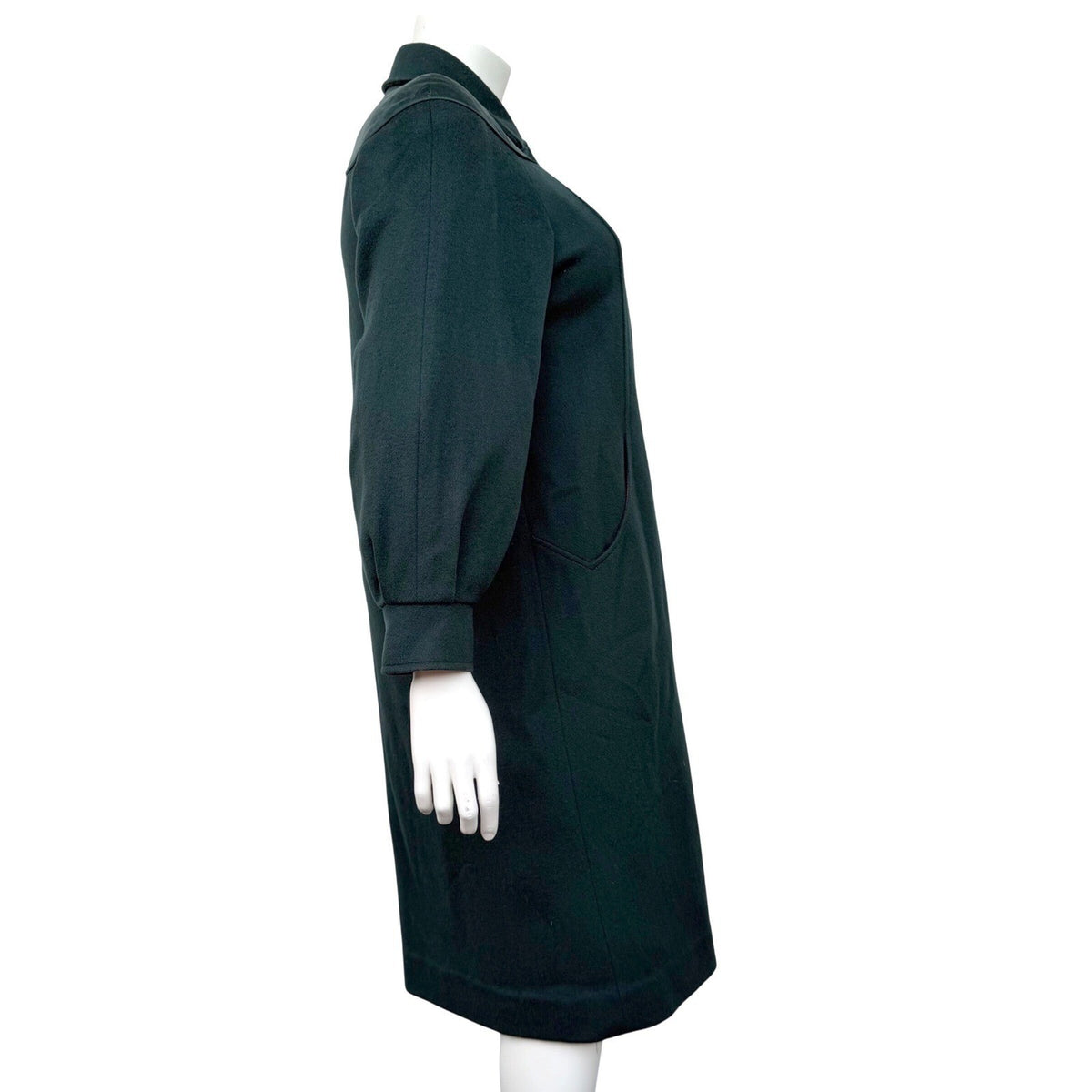 Vintage Me-Jay Montreal Forest Green Wool Coat | L — view 4