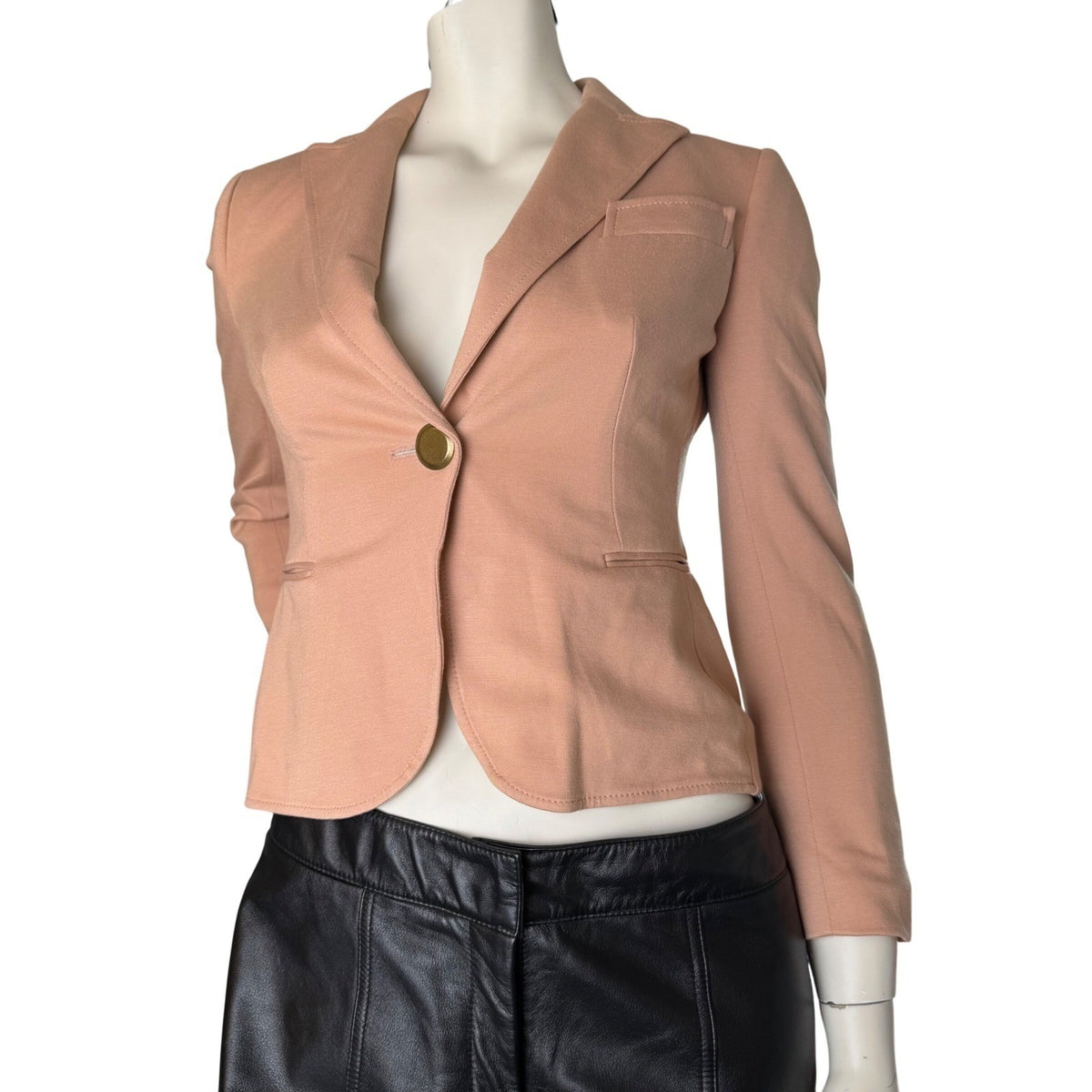 Moschino Peach Pink Tailored Blazer | S — view 1