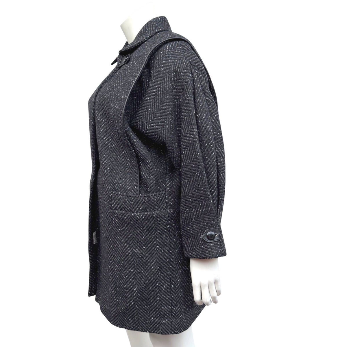 Vintage Collection Elégante Herringbone Coat | 13/14 — view 10