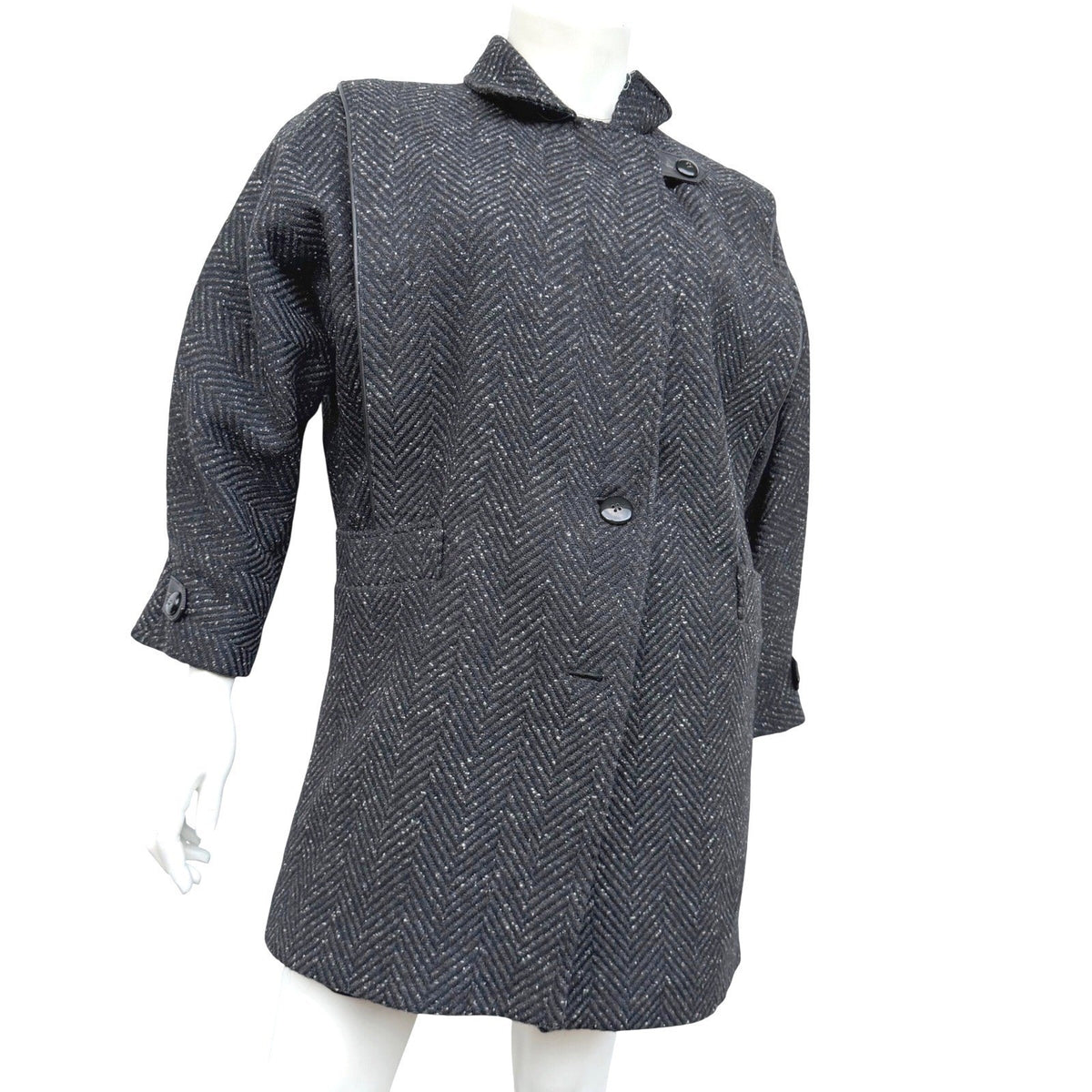 Vintage Collection Elégante Herringbone Coat | 13/14 — view 11
