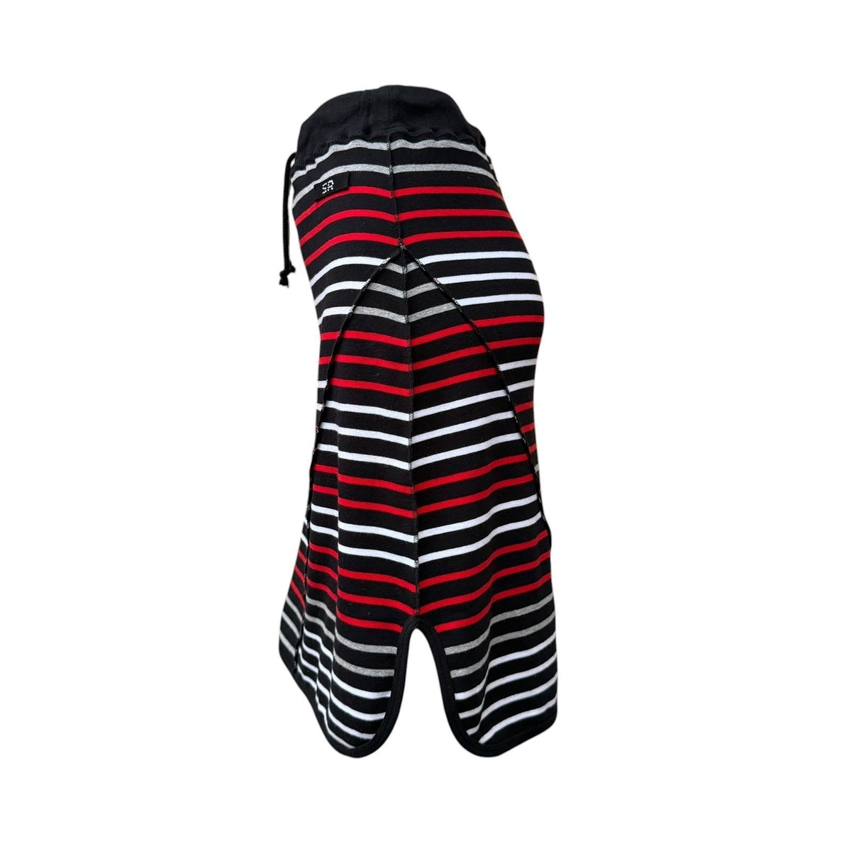 Vintage Sonia Rykiel Striped Cotton Skirt | M — view 2