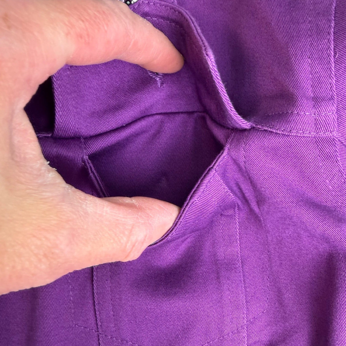 Christine Alexander Purple Rhinestone Jacket | M — view 11