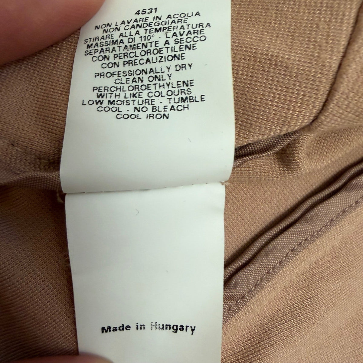 Moschino Peach Pink Tailored Blazer | S — view 13
