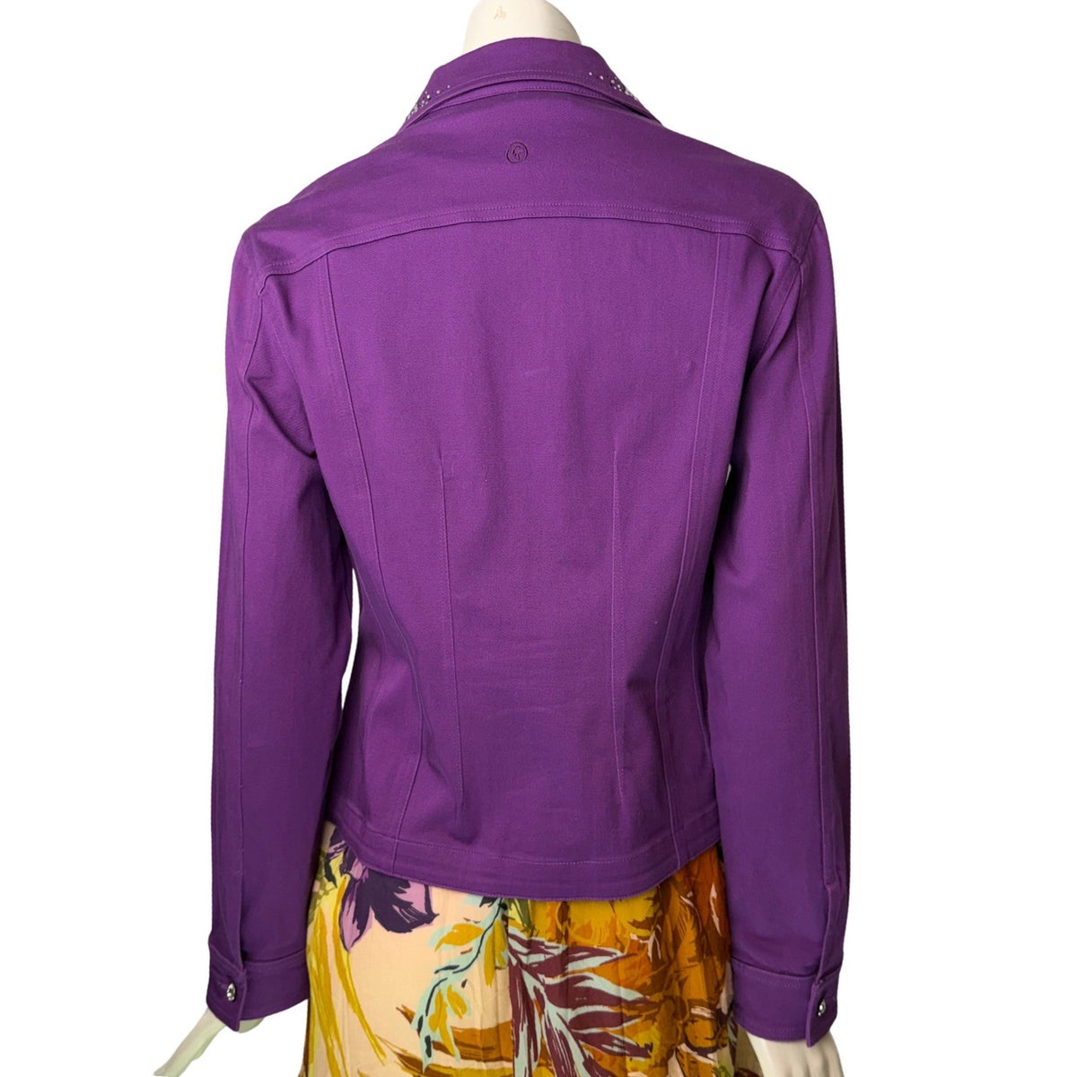 Christine Alexander Purple Rhinestone Jacket | M — view 4