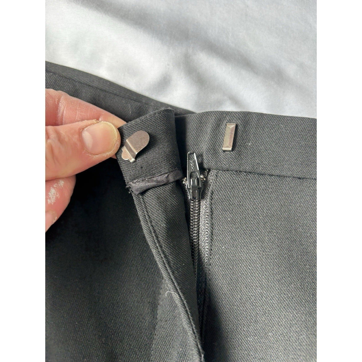 Halston Heritage Black Satin Stripe Tuxedo Pants | 2 — view 10