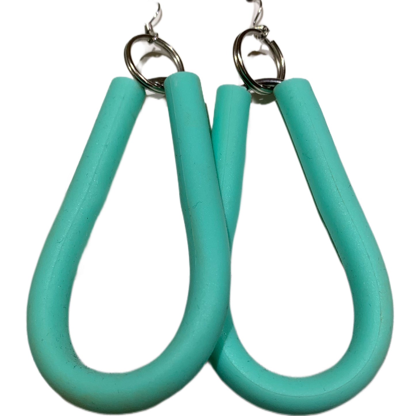 Simple Wearable Art - Handmade Colorful Hoops & Teardrops Earring