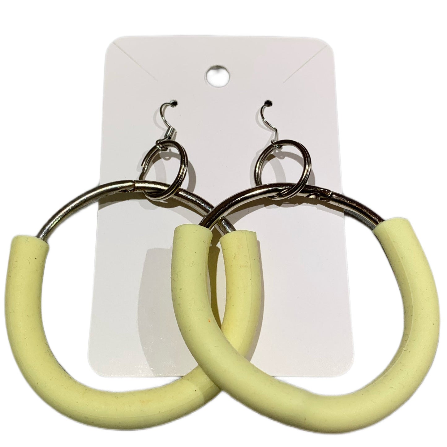 Simple Wearable Art - Handmade Colorful Hoops & Teardrops Earring