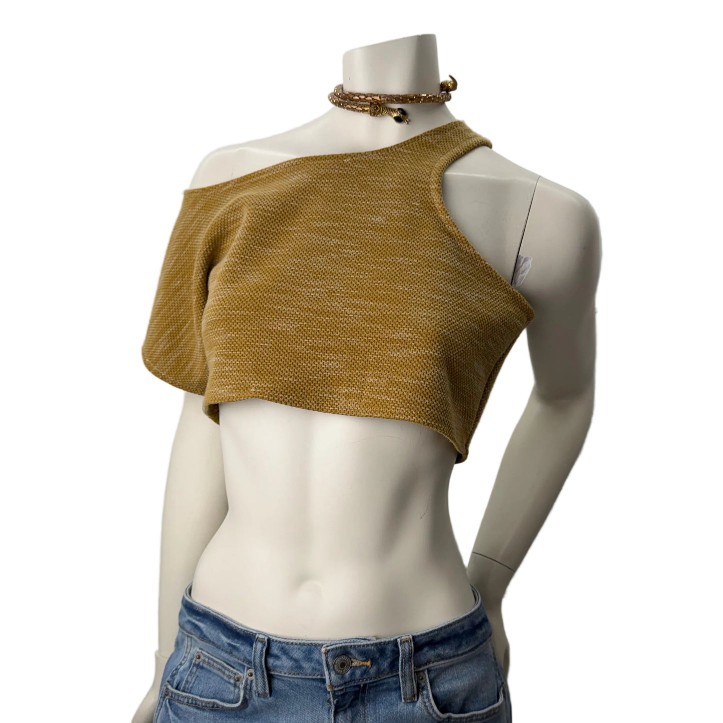 Simple Puzzled Crop Top