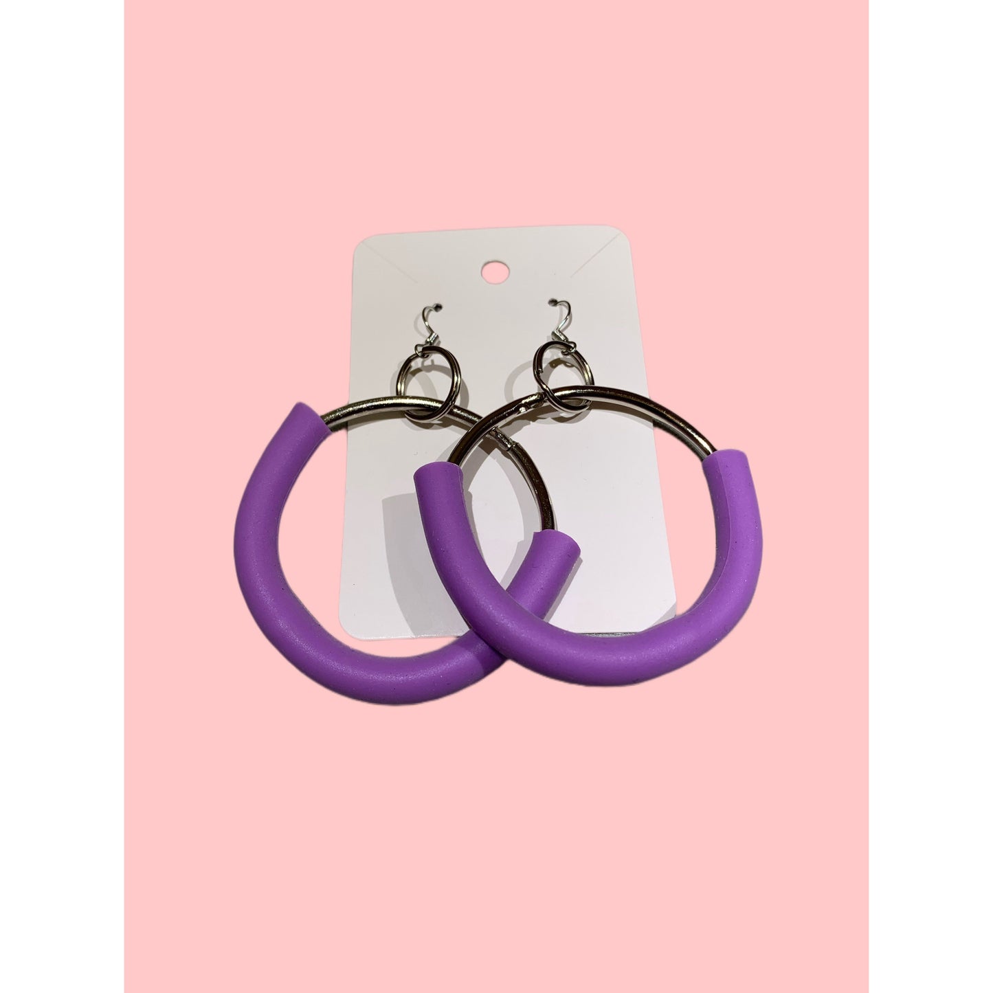 Silicone Valley Hoops + pear shaped danglers