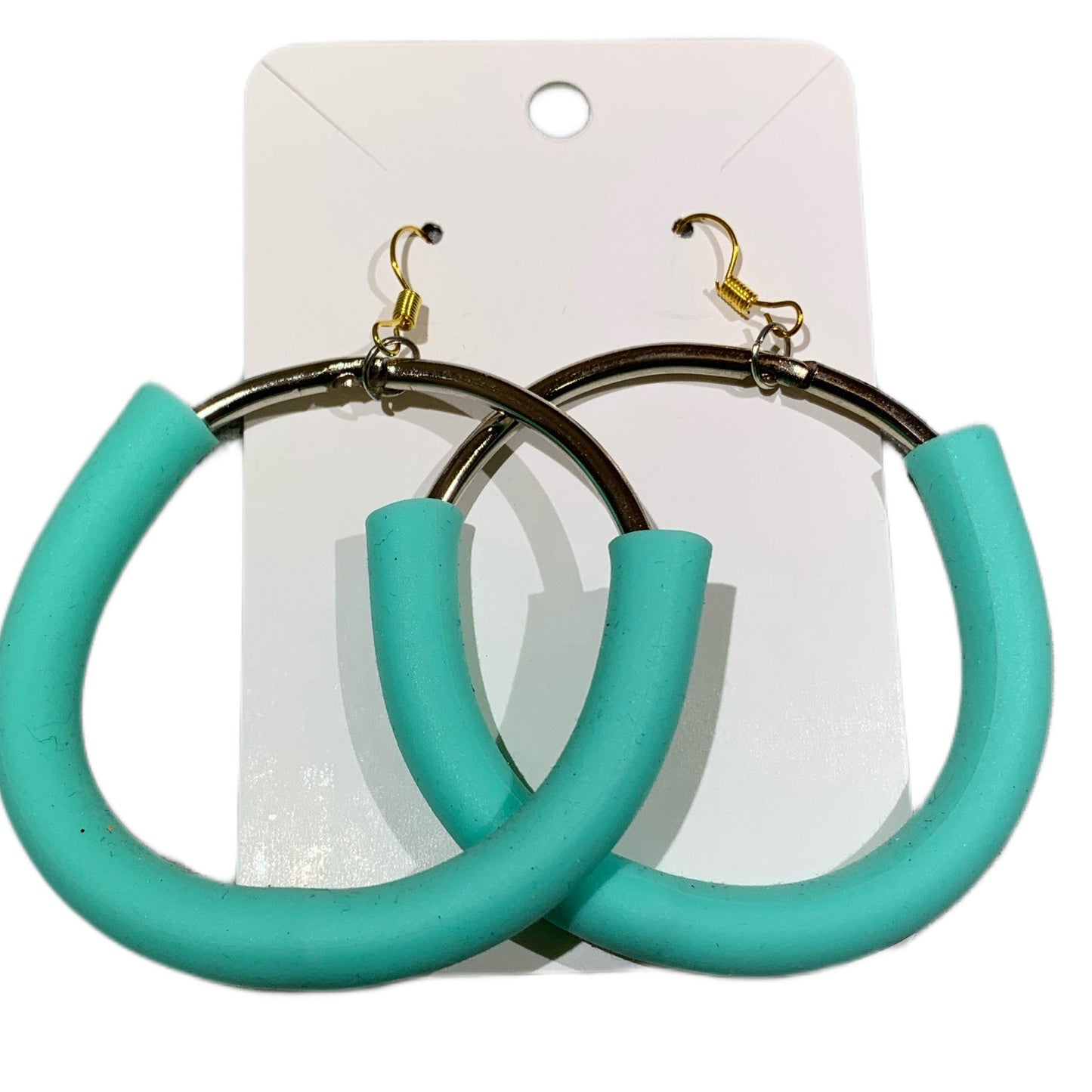 Simple Wearable Art - Handmade Colorful Hoops & Teardrops Earring