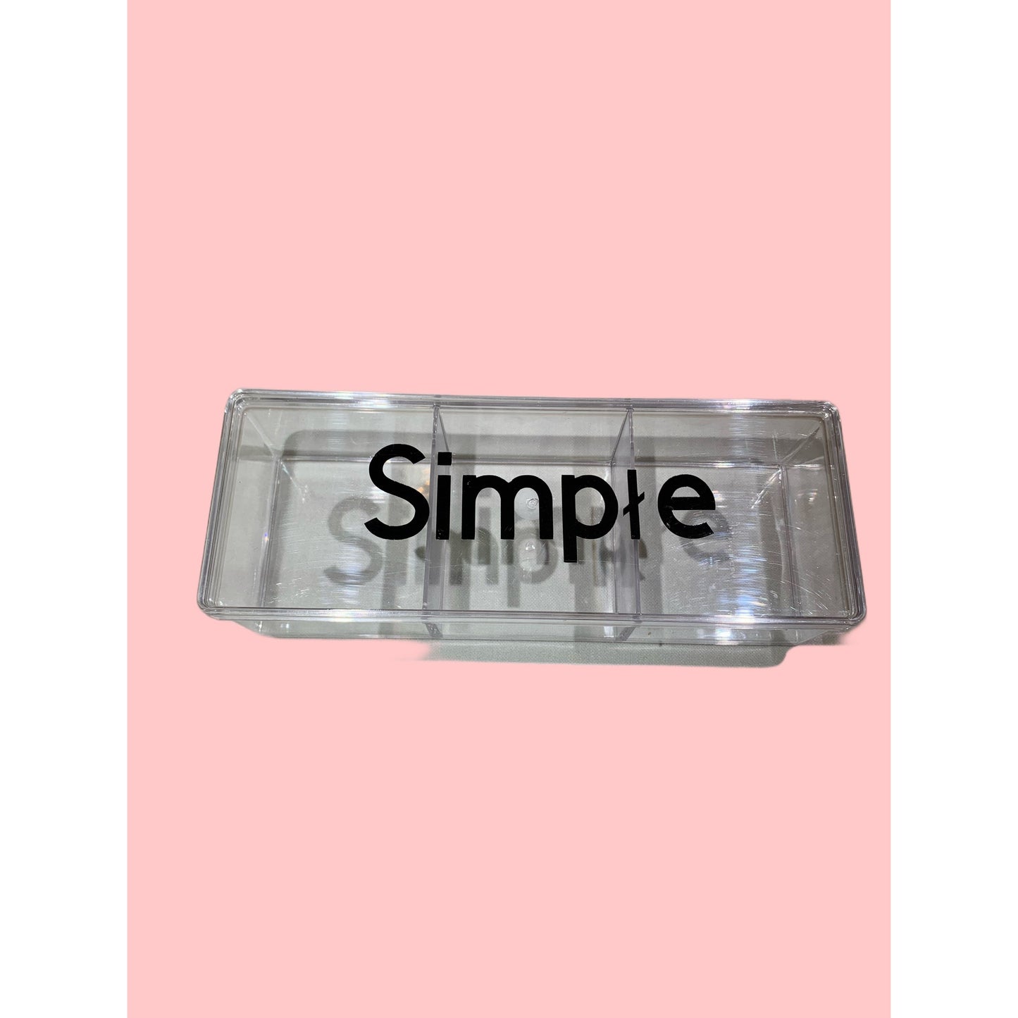 Simple 3space Acrylic Organizer