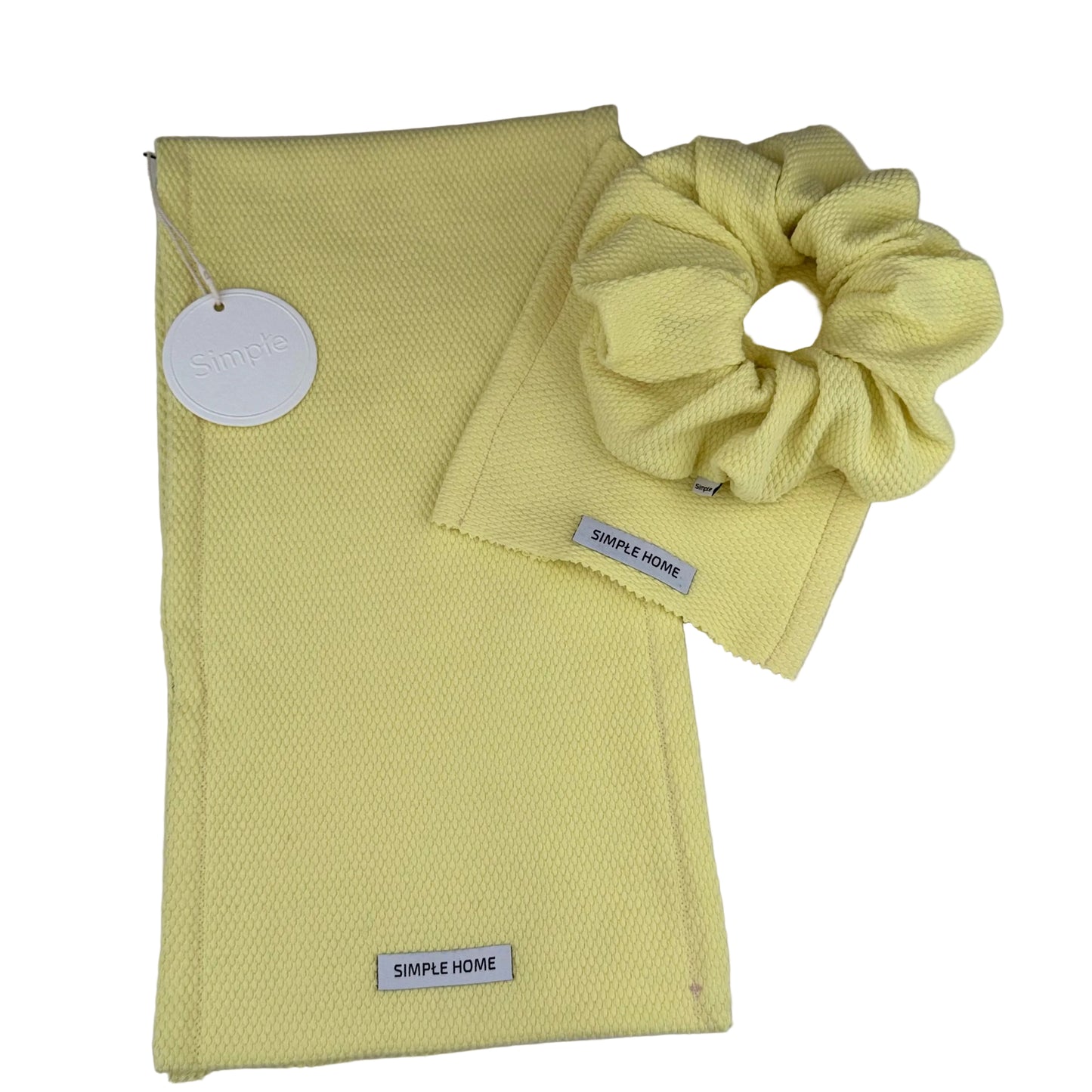 The Simple Clean Kit - Tea Towel, Cleaning Cloth & Scrunchie Bundle