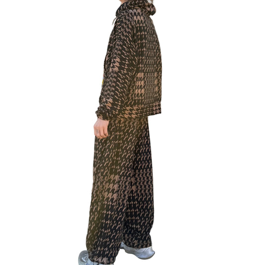 Simpłe Set side profile — oversized silhouette handmade knit matching set custom sizing available