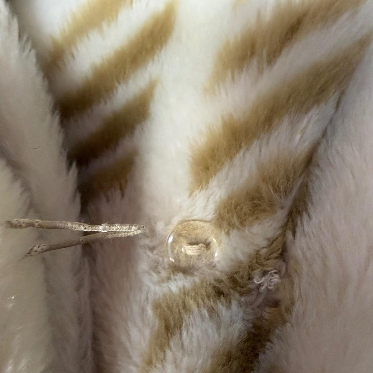 Vintage Donnybrook Plaid Faux Fur Cocoon Coat | L — view 20