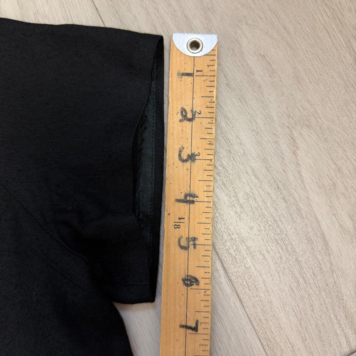 Vintage Handmade Black Button Detail Sheath Dress | S/M — view 11
