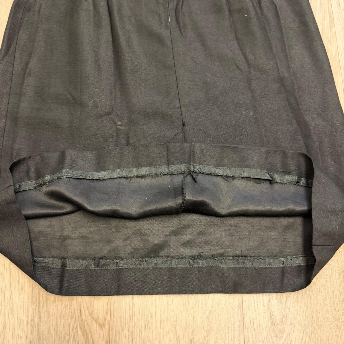 Vintage Handmade Black Button Detail Sheath Dress | S/M — view 15