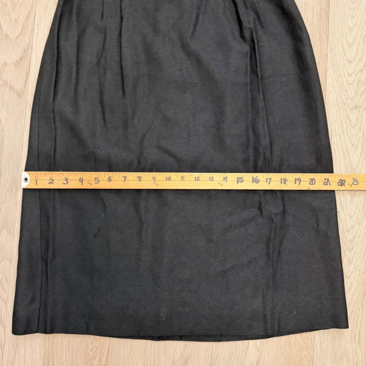 Vintage Handmade Black Button Detail Sheath Dress | S/M — view 14