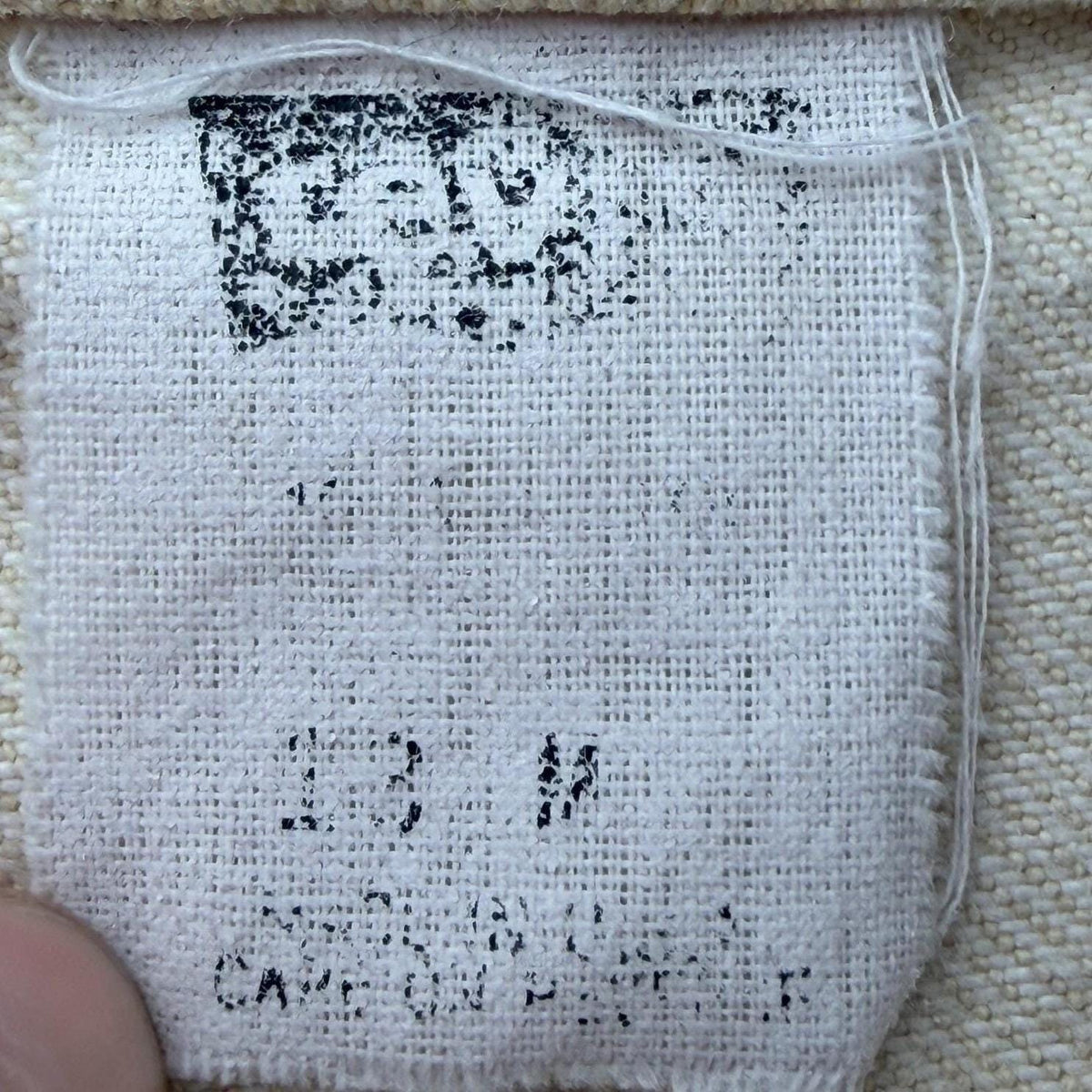 Vintage Levi's Pale Yellow Tapered Jeans | 31in Waist — view 12