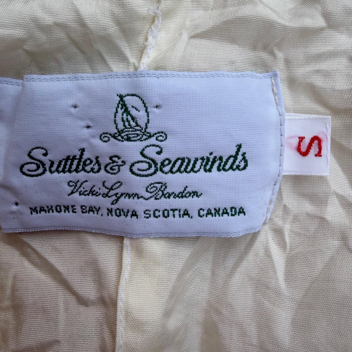 Vintage Suttles & Seawinds Cream Lace Jacket | S — view 6