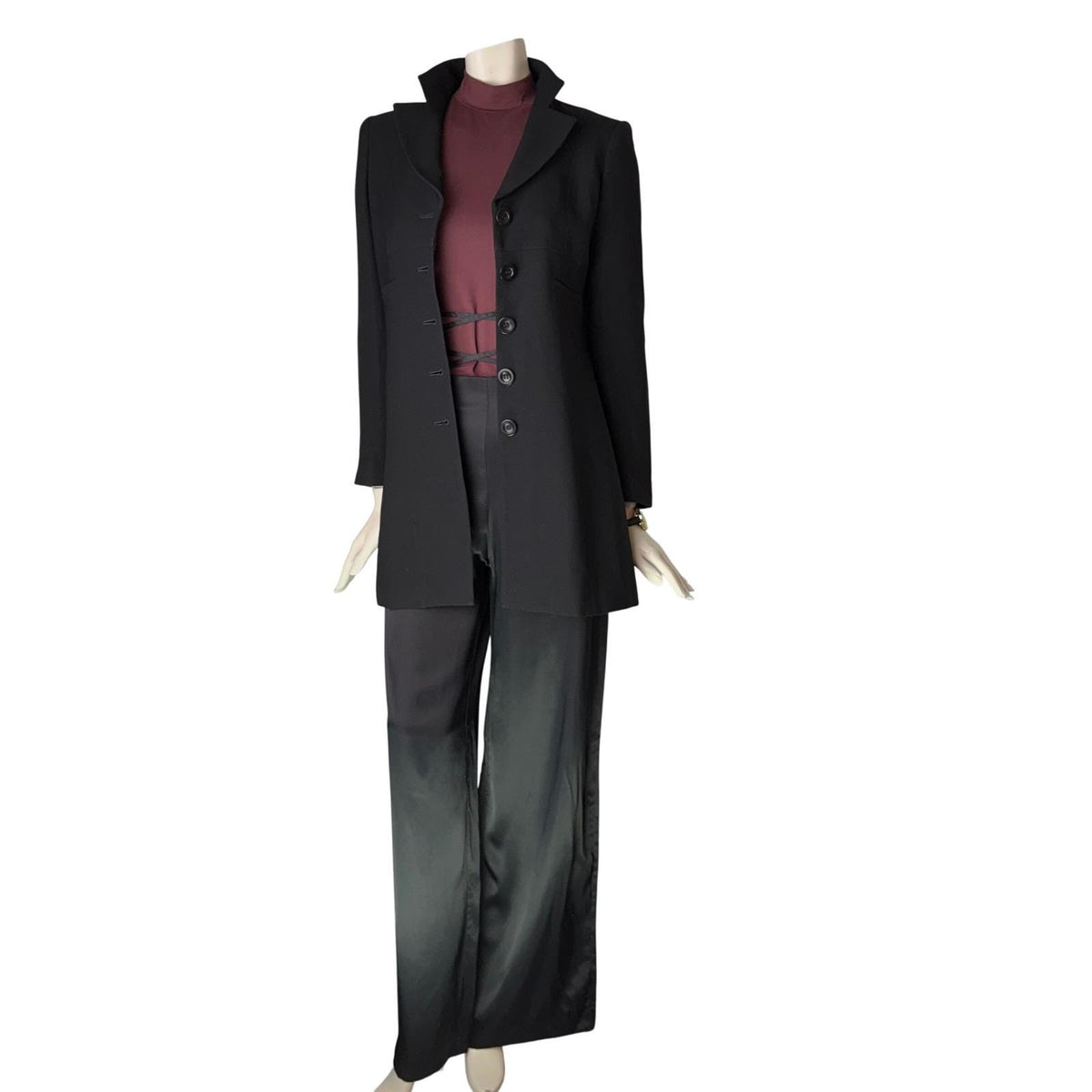 Vintage Bebe San Francisco Black Longline Blazer | 4 — view 12