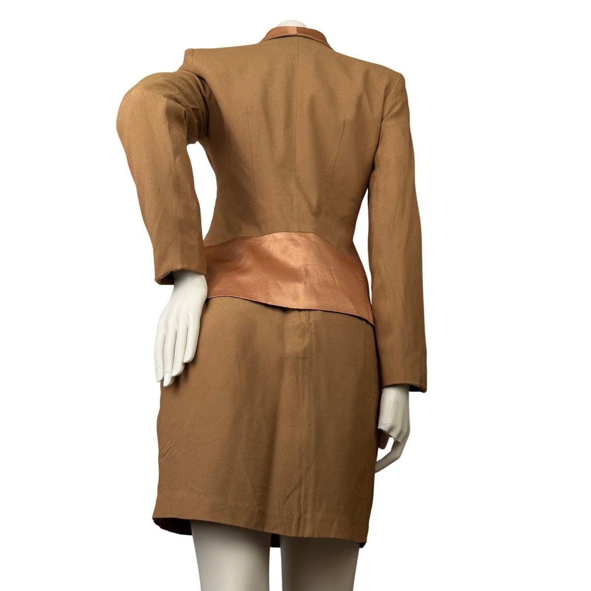 Vintage Hugo Buscati Bronze Skirt Suit | 6 — view 4