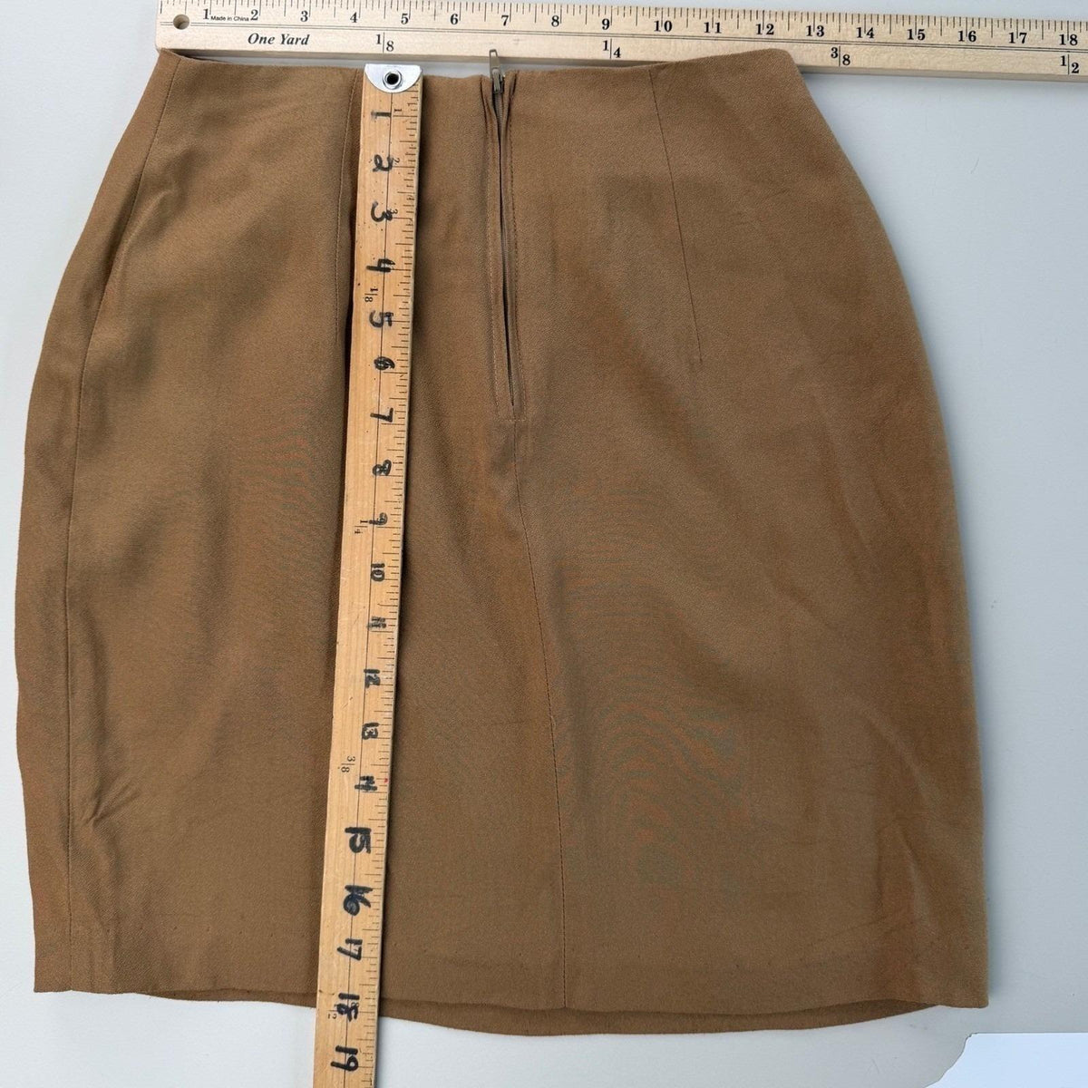 Vintage Hugo Buscati Bronze Skirt Suit | 6 — view 8
