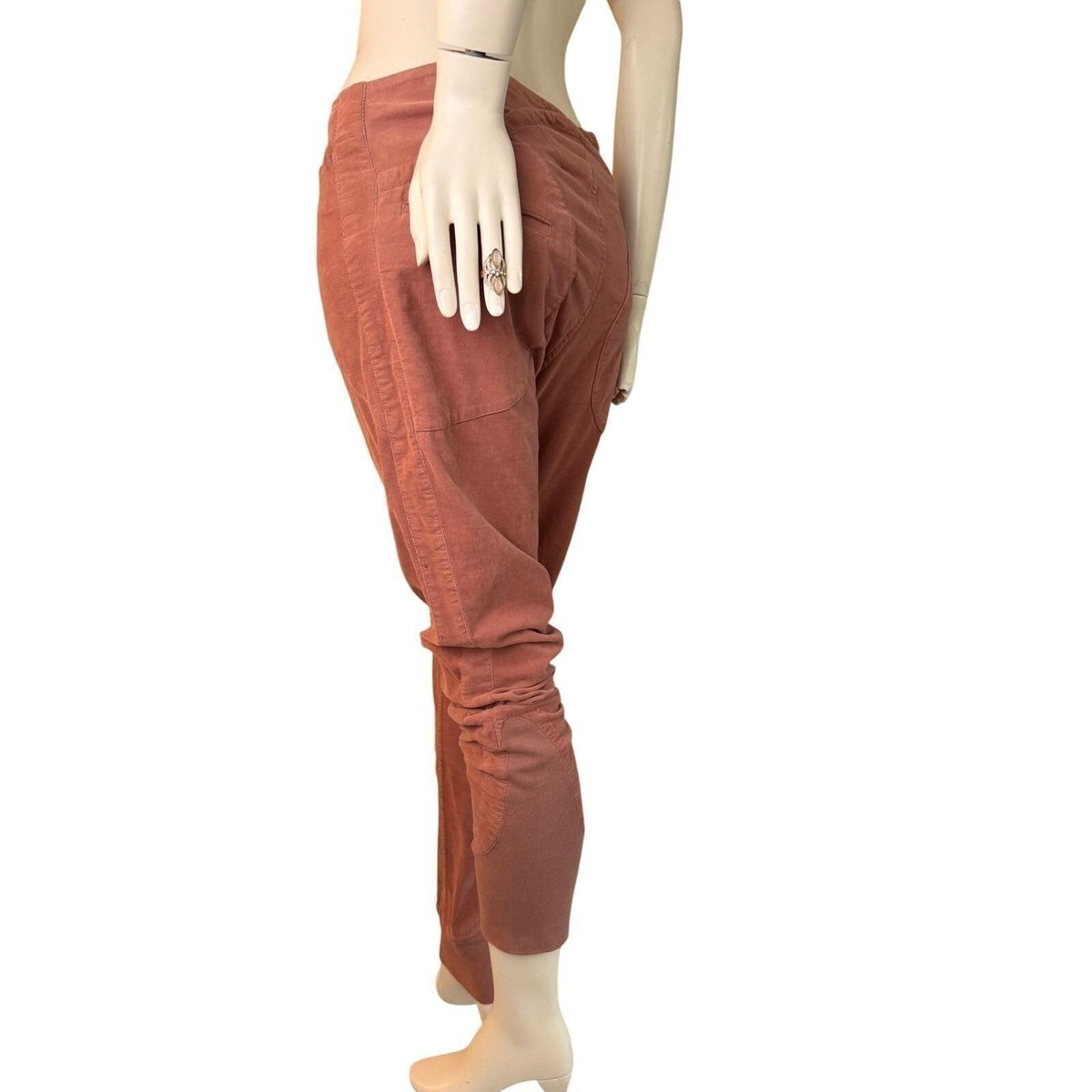 Tsumori Chisato Corduroy Pants Dusty Rose Japanese Designer Quiet Luxury Artsy S
