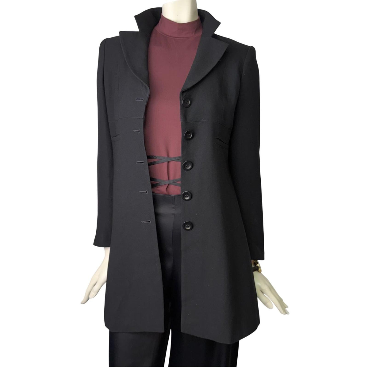 Vintage Bebe San Francisco Black Longline Blazer | 4 — view 1