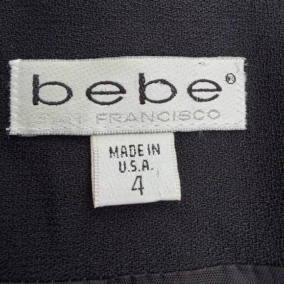 Vintage Bebe San Francisco Black Longline Blazer | 4 — view 5