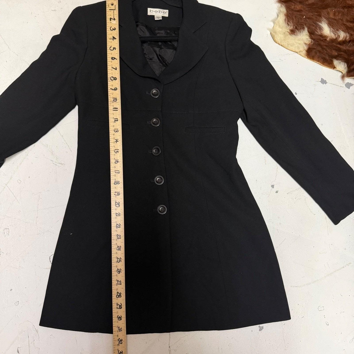 Vintage Bebe San Francisco Black Longline Blazer | 4 — view 10