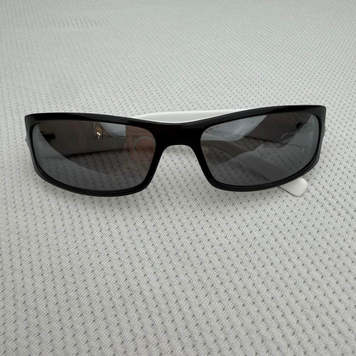 Vintage SunMode Made In Italy Sunglasses  Black White Rhinestone SM11B5716-130