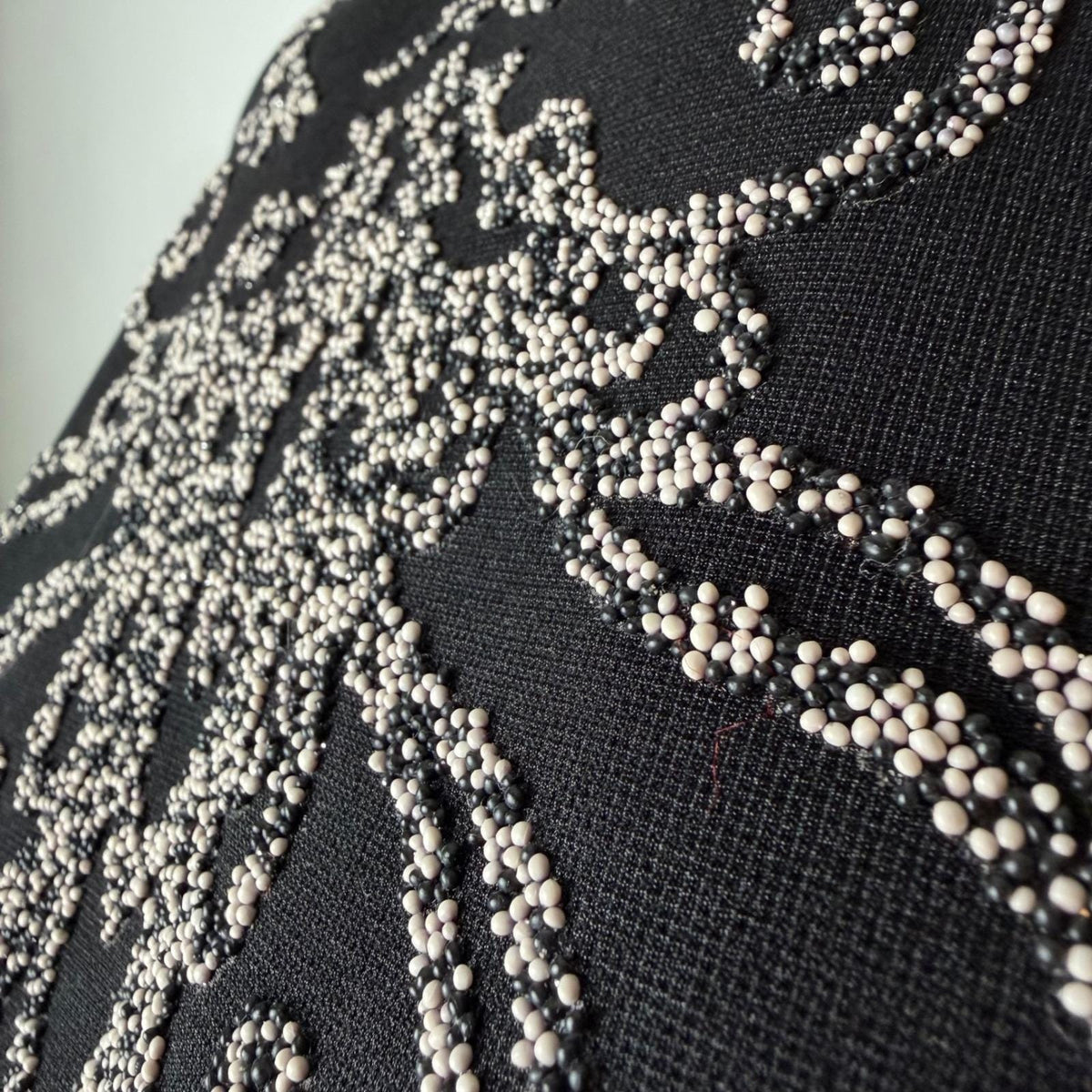 Vintage Ribkoff Trends Black Silver Beaded Halter | 10 — view 15
