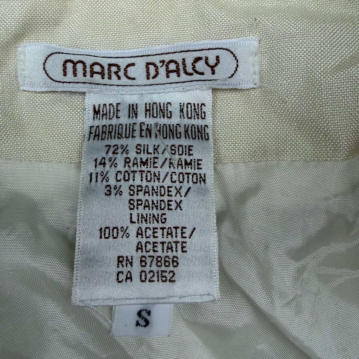 Vintage Marc D'Alcy Beaded Silk Bomber Jacket | S — view 6