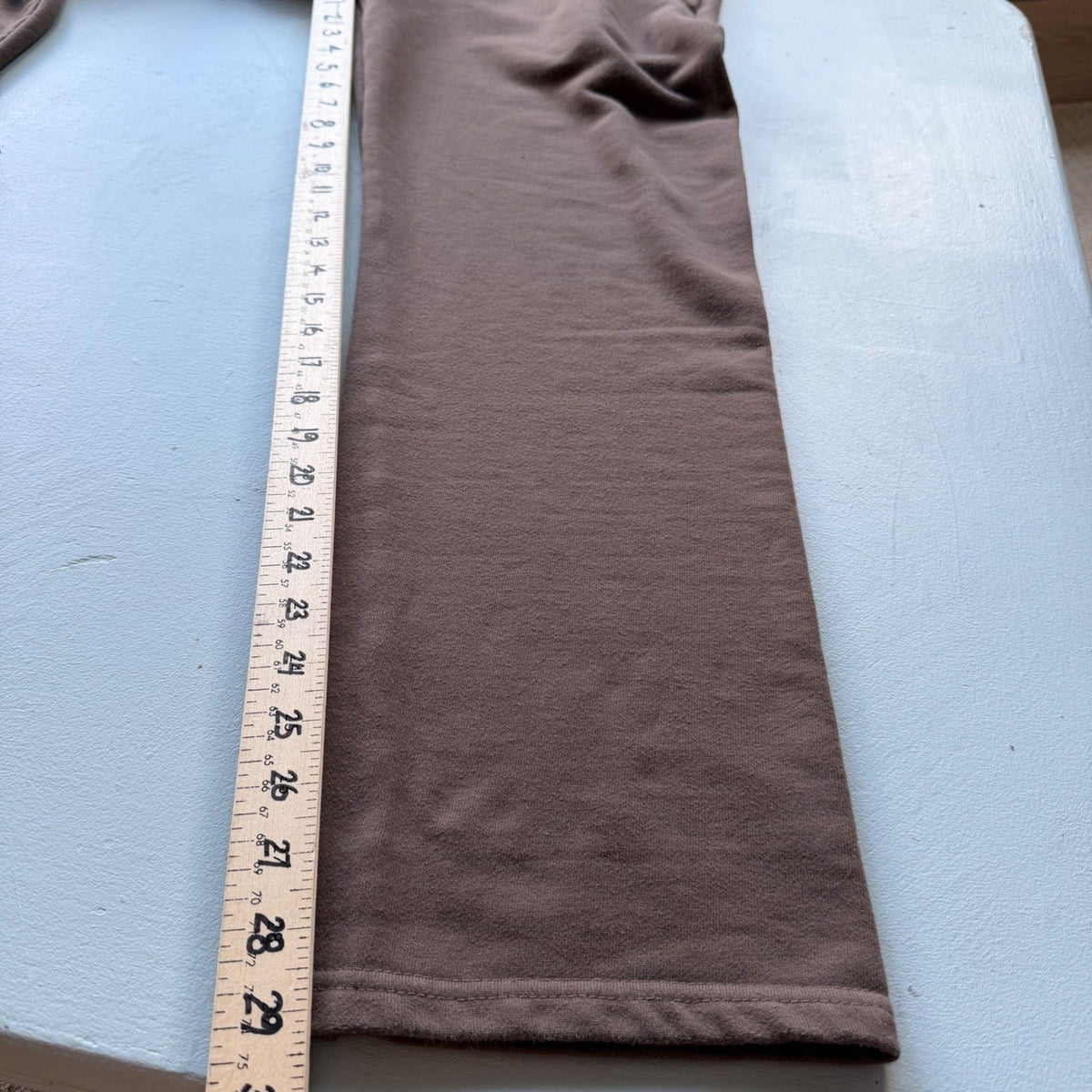Broken Planet Market Brown Puff Print Sweatpants | M — detail photo 11